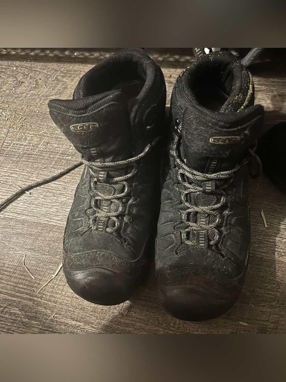 Keen Black Waterproof Hiking Boots